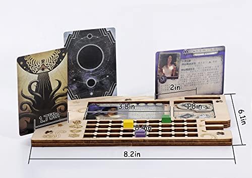 Kontrolna ploča Istražitelj Set od 2-x igrača Оргборд Drveni Lasersko Rezanje Igre Pribor za Arkham Horror LCG