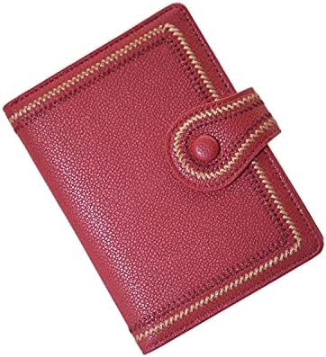 Belsmi Nositelj putovnice dodatna Oprema za Novčanik Dar RFID Zaključavanje-Držač za kartice od umjetne kože Torbica (Crvena)