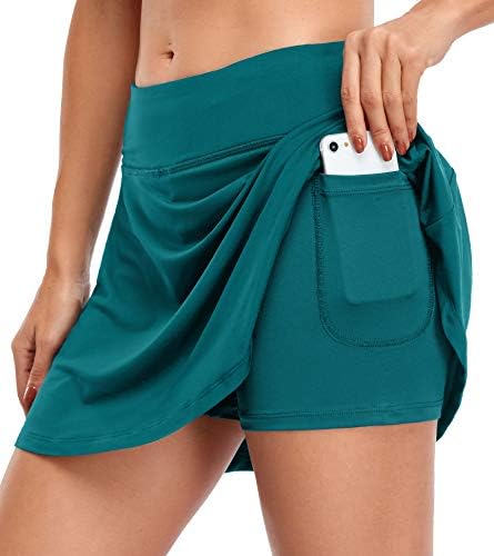 Ženske sportske i teniske suknje Fulbelle, elastične gaćice za golf s džepovima