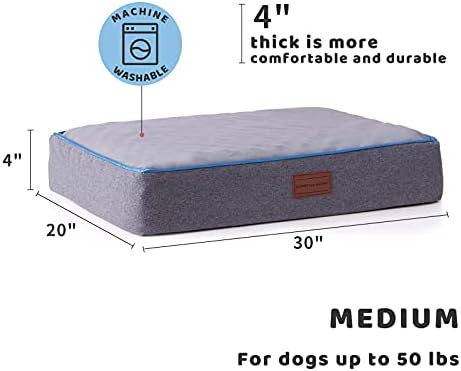 Noćenje za kućne ljubimce pse SunStyle za veliki krevet za pse Krevet za male pse XL Krevet za pse do 50/75/100 funti Ortopedski kutija za jaja od stiropora