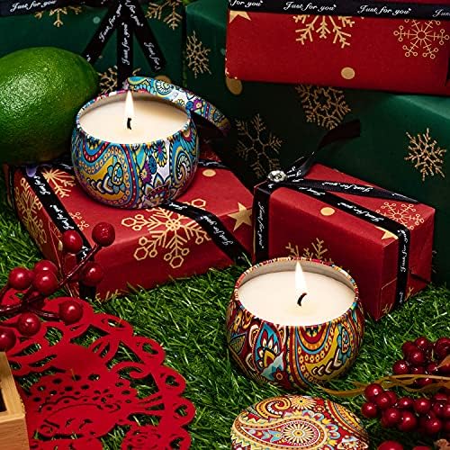 Setovi aromatičnih svijeća Artmory Poklon za žene, Pakiranje od 4 ručni limenkama limenki za putovanja, kao