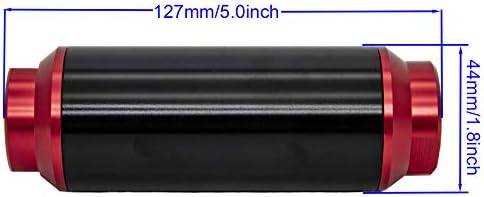6AN 8AN 10AN 50 mm 100 Mikrona Kit ugrađenog filtra s Adapterom za pregrade, Нажимным фитингом i Filterom nosačem