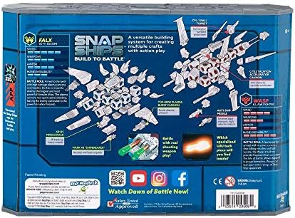 Skup ratnih brodova Snap Wasp / Falx - Osobna igračka za individualnu izgradnju i borbene igre-za-Dob 8+